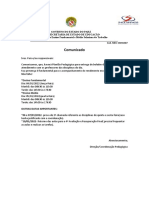 Comunicado Plantão Pedagógico