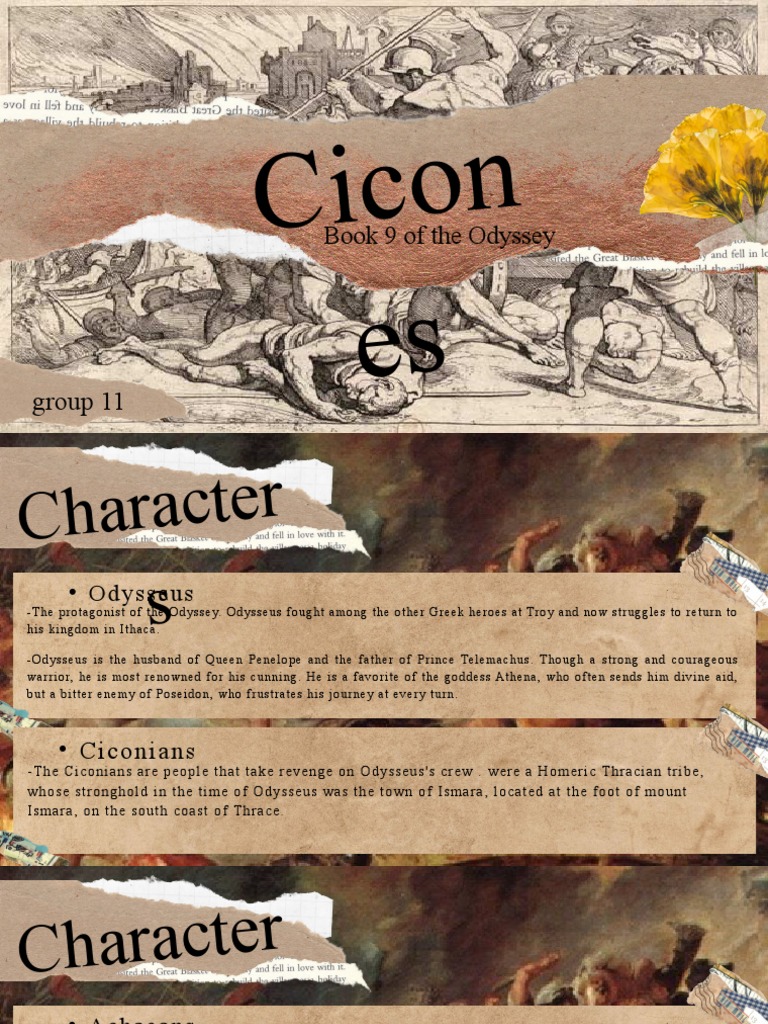 Odysseus and the Ciconians Conflict | PDF | History