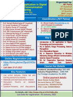 Brochure- ML Application for Signal Prcessing and Communication Engineering- 03rd Jan, 2022