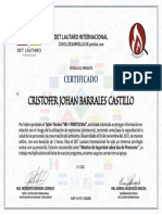 Certificate For - CRISTOFER JOHAN BARRALES CA... - For - Examen Del Taller para Moni...