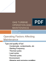 Gas Turbine Operation and Maintenance