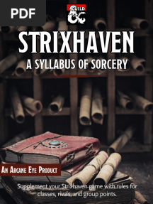 D&D 5e - DMs Guild - Strixhaven A Syllabus of Sorcery