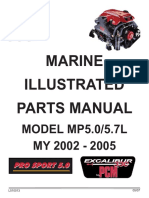 Marine Illustrated Parts Manual: MODEL MP5.0/5.7L MY 2002 - 2005