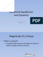 Rotational Equilibrium Ch. 8