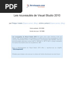 Download Nouveautes Visual Studio 2010 by Marie Mimi SN55084591 doc pdf