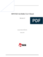 DSP STAR Code Builder User's Manual: Revision 4.5