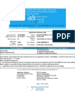 Transport Department, Government of Gujarat: Application Reference Details