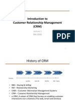 Introduction To Customer Relationship Management (CRM)