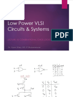 Low Power VLSI Circuits & Systems: Lecture 10: Combinational Cmos Logic Circuits