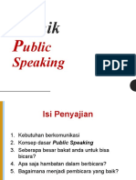 Materi Public Speaking BNNPSulsel