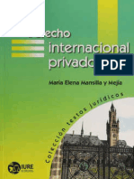 Libro DIPr_María Elena Mansilla_IURE Editores_2014