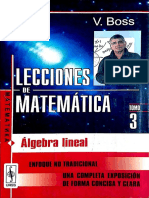 Lecciones de Matemática - Algebra lineal T.3