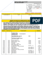 Credit card statement summary