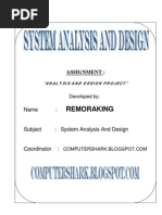 System Analysis and Design Practical Guide