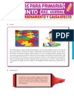 Criterio de Inatingencia y Redundancia para Quinto Grado de Primaria