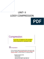 Unit-Ii Lossy Compression