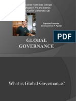 Global Governance (Contemporary World Reporting) GEC 8