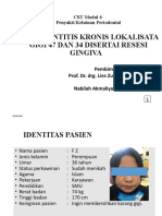 Diskusi Kasus Periodontitis Kronis Lokal