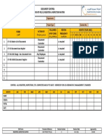 Document Control Matrix