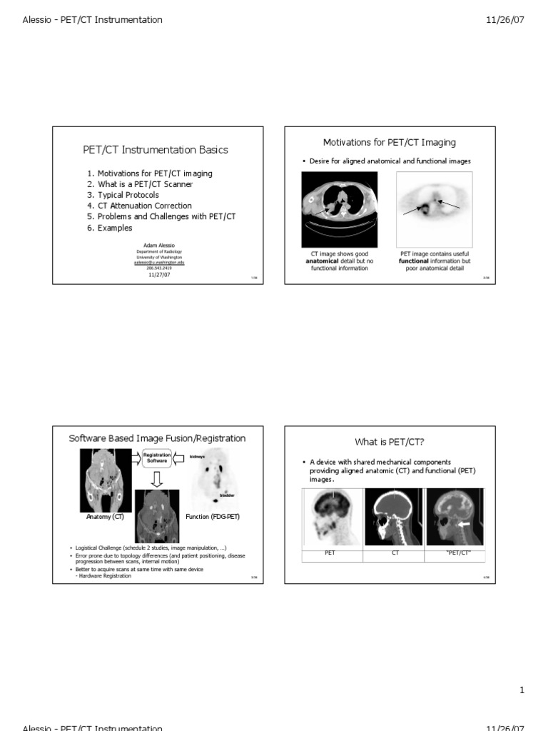 PET/CT Imaging for Radiologists | PDF | Positron Emission Tomography ...