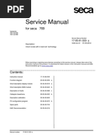 Service Manual: For Seca 777 | PDF | Electrostatic Discharge | Calibration