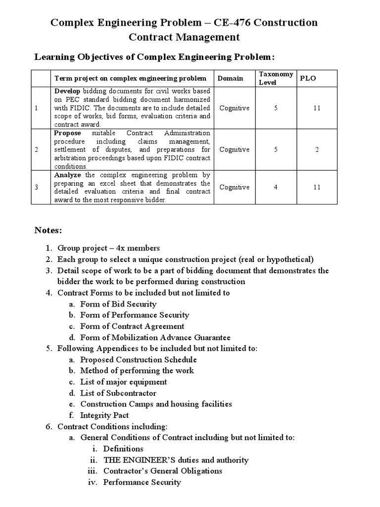 CE-476 Construction Contract Management | PDF | Arbitration | Business