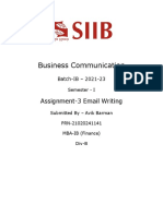 Assignment 3 SIIB Div B 21020241141 Avik Barman
