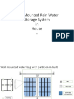 Wall Mounted Rain Water Storage Tank