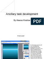 Ancillary Task Development: by Aleena Khokhar