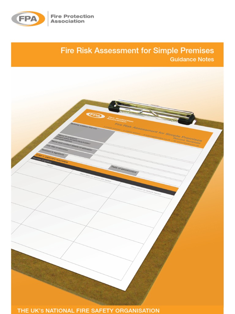 Fire Risk Assessment Guide for Small Businesses | PDF | Home & Garden ...