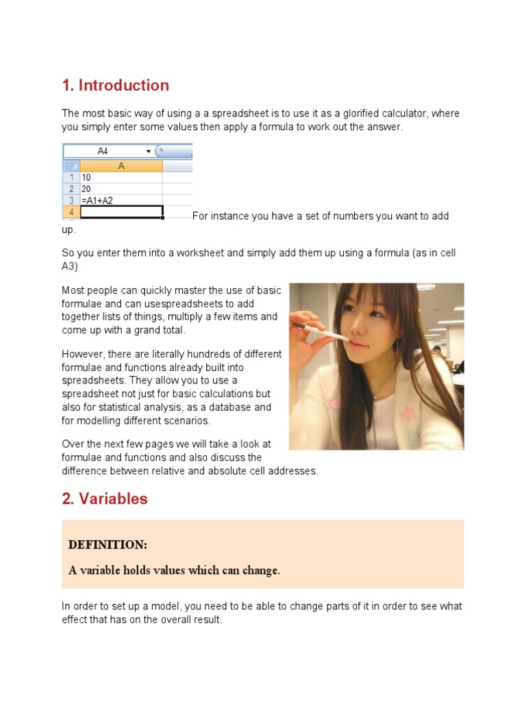 Definition A Variable Holds Values Which Can Change PDF