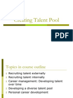 Creating Talent Pool