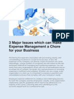 3 Major Issues Which Can Make Expense Management A Chore For Your Business