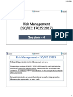 Risk Management (ISO/IEC 17025:2017) : Session - 4