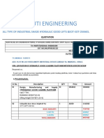 MARUTI ENGINEERING Hydraulic Goods Loading Platform