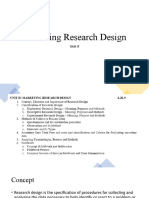 2 - Marketing Research Design
