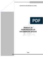 Manual de Padronização de Documentos Oficiais