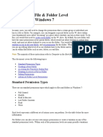 Set File & Folder Permissions in Windows 7