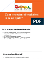 Setarea Obiectivelor SMART - Lectie 03.01.2022 - Cls A10a