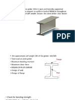 Design Steps of Plate Girder