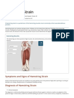 Hamstring Strain - Injuries Poisoning - MSD Manual Professional Edition