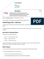 Hamstring Strain - Aftercare - MedlinePlus Medical Encyclopedia