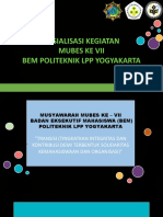 Sosialisasi Mubes Ke Vii Bem Politeknik LPP Yogyakarta