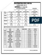 Ii-A-Class Time Table-Gs