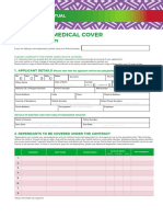 Afyaimara Medical Cover: Application Form