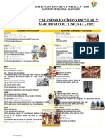 Calendario Comuninal Salinas 2021.