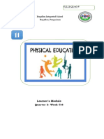 P.E.11-Q2-w5-8: Learner's Module Quarter 2-Week 5-8