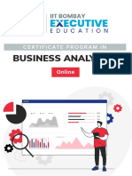 Business Analytics: Certificate Program in