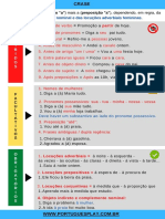 Regras básicas sobre o uso da crase em português