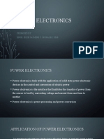 Power Electronics: Prepared By: Engr. Irish Jasmine C. Morales, Rme
